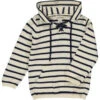 Me & Henry Catamaran Hooded Sweater Cream Stripe
