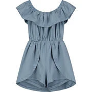 Vignette Dolly Romper | Blue Stripe