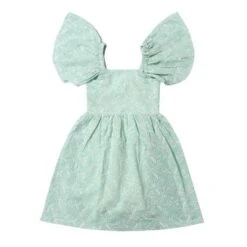 Vignette Hallie Dress | Green Meadow Eyelet