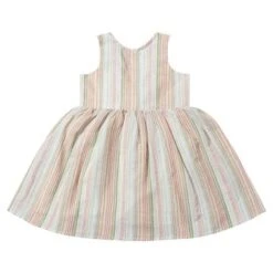 Vignette Jewel Dress | Pink Multi-Stripe