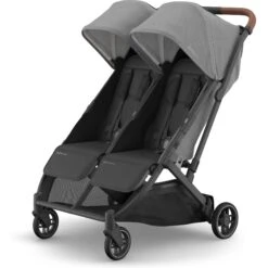 UPPAbaby Minu Duo Stroller -Baby Go Round Store 0801 MND GRY 3QLeft Hero 2000x2000 c4f20ff 1c8f952d e6a8 4572 963c 8122f9062e14