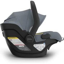 UPPAbaby Mesa V3 Infant Car Seat + Base -Baby Go Round Store 1003 MSA CLM Carrier Side HandleUp 2000x2000 1478e37