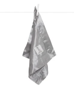 Little Giraffe Satin Chenille Blanky -Baby Go Round Store 103412 113133 Chenille Satin Baby Blanky Silver 0