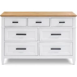 Parker House Artisan 7-Drawer Dresser With Lights -Baby Go Round Store 10 Brixy Artisan Dresser NoChanging Straight LightOff Silo