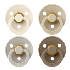 BIBS Color 4 Pack Round -Baby Go Round Store 110460 5713795267842 BIBS COLOUR 4PACK Rnd Latex S1 Ivory Sand Vanilla DarkOak 1 1000x1000 f6af5d25 d318 41d1 9357 10a9afef5880