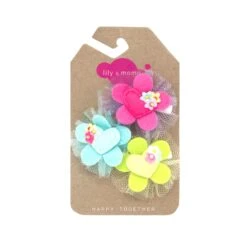 Trio Of Hearts Hairclips