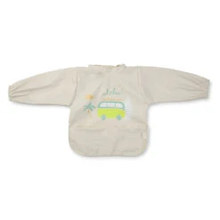 Saro Water Proof Bib With Sleeves- Aloha! -Baby Go Round Store 16589 A