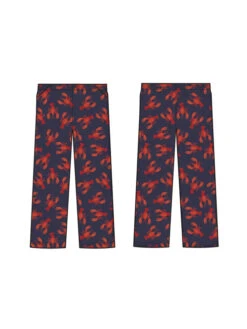 Macaron And Me Plush Pants- Navy Lobster