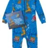Books To Bed- Infant Coverall & Book Kit- Goodnight, Goodnight Construction Site