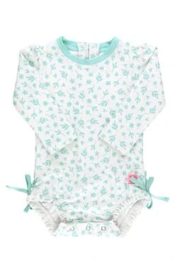 Ruffle Butts Long Sleeve One Piece Rashguard - Whimsical Charm