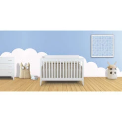 Pali Botticelli Convertible Crib -Baby Go Round Store 21104 WH Full mood