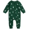 Petit Lem Baby Long Sleeve Coverall Knit | Green Dark