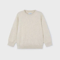 Mayoral Basic Crew Neck Jumper | Raffia