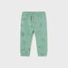 Mayoral Printed Knit Pants | Eucalyptus