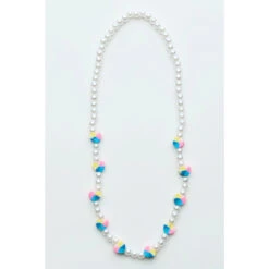 Sparkle Sisters Tiny Heart Pearl Necklace