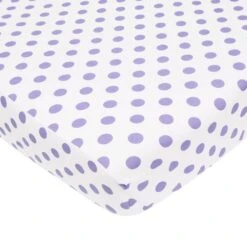 Brixy 100% Cotton Percale Bassinet Sheet - Prints -Baby Go Round Store 2650 20Lav 20dot NEW zpsrnv5xemd