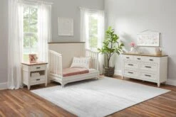 Parker House Artisan 4-in-1 Convertible Crib -Baby Go Round Store 2 Brixy Artisan DayBed RS alt