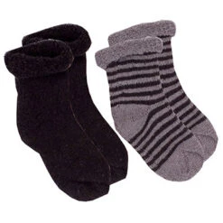 Kushies 2 Pack Terry Newborn Socks -Baby Go Round Store 2pk2