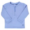 Ruffle Butts Periwinkle Blue Long Sleeve Zipper Rash Guard