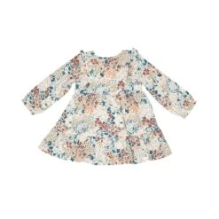 Angel Dear Painted Fall Floral Ruffle Tiered Dress And Legging -Baby Go Round Store 522F3PFF V3