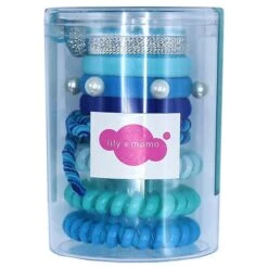 Copy Of Hair Ties Color Pop Set- Aqua