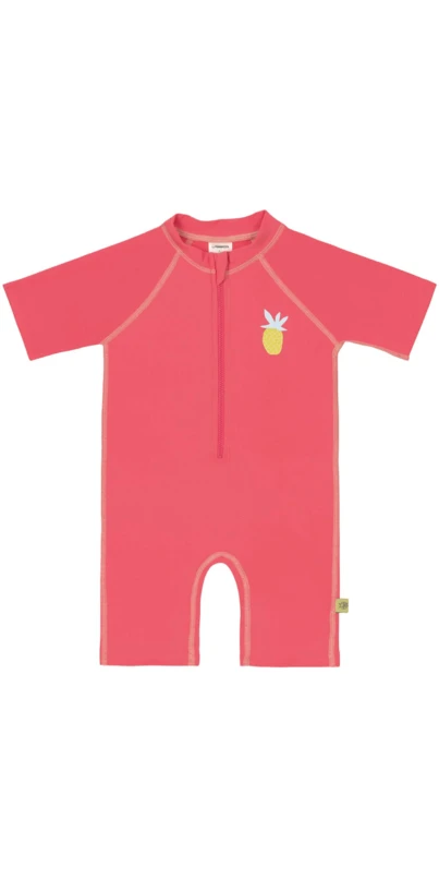 Lassig Short Sleeve Sunsuit - Pineapple 1 Lassig Short Sleeve Sunsuit - Pineapple