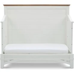 Parker House Artisan 4-in-1 Convertible Crib -Baby Go Round Store 7 Brixy Artisan DayBed Straight Silo