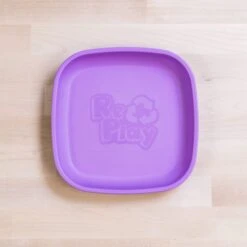 Re-Play 7” Plate -Baby Go Round Store 7inch flat plate 004 00025 purple