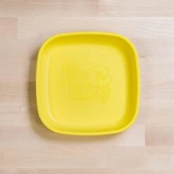 Re-Play 7” Plate -Baby Go Round Store 7inch flat plate 011 00026 yellow