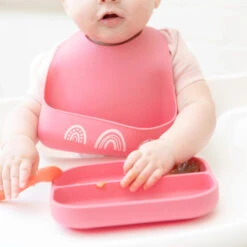 Bella Tunno Little Bites Bib -Baby Go Round Store 839f06b1da2176618cd61a50dcd0354a03e6c265229edd457c33c30d5c6d3b0f
