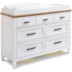 Parker House Artisan 7-Drawer Dresser With Lights -Baby Go Round Store 9a Brixy Artisan Dresser WithChanging Angle Silo