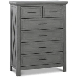 Monogram By Namesake Emory Farmhouse 6-Drawer Chest 17 Monogram By Namesake Emory Farmhouse 6-Drawer Chest -Baby Go Round Store B14525WC White Background Main 00 f71dd31b f071 4c08 b64e 5f16d076efee