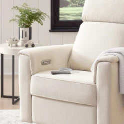 Monogram By Namesake Willa Power Glider Recliner With Adjustable Headrest & USB -Baby Go Round Store B17186PCMEWLB Lifestyle 15 b16d349f d714 4f8b 8f53 97c181f2d602