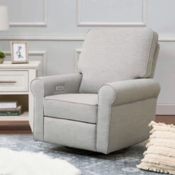Monogram By Namesake Monroe Pillowback Power Recliner -Baby Go Round Store B17787FTLG Lifestyle Main 08 9aab6fe7 2127 440b 9e79 b2a233aef3ce