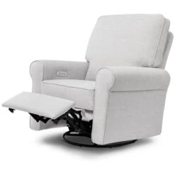 Monogram By Namesake Monroe Pillowback Power Recliner -Baby Go Round Store B17787FTLG White Background 02 7e3b277f 8738 4c8a be8d d7c4e533c6c5