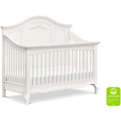 Monogram By Namesake Mirabelle 4-in-1 Convertible Crib -Baby Go Round Store B19601RW White Background Main Greenguard 00 f5ee558f c42a 4630 88c2 681e466c0f7d
