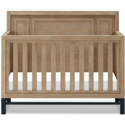 Monogram By Namesake Newbern 4-in-1 Convertible Crib -Baby Go Round Store B25801DF White Background 04 2acc2650 0907 40f9 b320 ab002496f0db