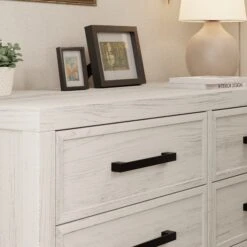 Monogram By Namesake Newbern 6-Drawer Dresser -Baby Go Round Store B25816WDF dresser detail 1.1 6fb14d2d d28c 45ea 8bde 453c6bdf823a