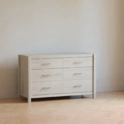 Monogram By Namesake Hemsted 6-Drawer Assembled Dresser -Baby Go Round Store B26416WDF White Background 01 65698ac8 27ef 48dc a874 927090d01958