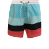 Snapper Rock RED/AQUA/NAVY SURF STRIPE BOARDIES