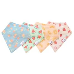 Copper Pearl Baby Bandana Bibs -Baby Go Round Store Baby Bandana Bibs Clementine Main