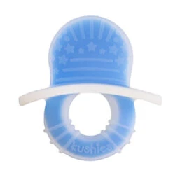 Kushies Silisoothe Silicone Teether -Baby Go Round Store Blue Sili