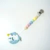 Loulou Lollipop Blue Unicorn Donut Teether With Holder Set