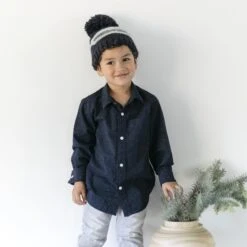 The Blueberry Hill Ski Goggles Beanie | Navy -Baby Go Round Store BlueberryHill BeckyKimballPhoto 53 ae7ca379 7234 4cc8 959e d4b2d7364403