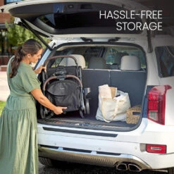 Britax Juniper Compact Stroller -Baby Go Round Store Britax Juniper Compact City stroller with one hand rapidfold