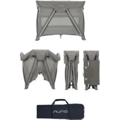 Nuna COVE Aire Go Playard + Bassinet -Baby Go Round Store COVEaireGo Folds US d383c652 0085 40a5 83bc 4d48096834e3