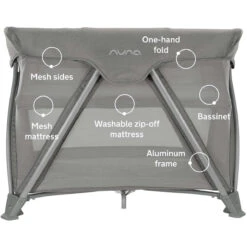 Nuna COVE Aire Go Playard + Bassinet -Baby Go Round Store COVEaireGo Labeled US 4cfff417 3b49 47d5 b4e8 be4bdbd10aa9