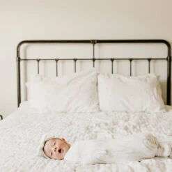 Copper Pearl Knit Swaddle Blanket | Skye -Baby Go Round Store CPACM21WEB 423 fd9036b5 e044 4594 9822 1b6019a419f3