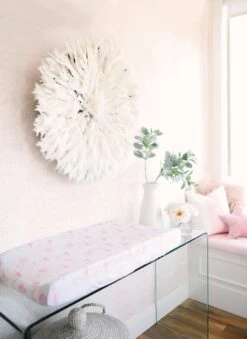 Oilo Flamingo Jersey Changing Pad Cover -Baby Go Round Store CPC FLAMc