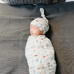 Copper Pearl Knit Swaddle Blanket | Trout 15 Copper Pearl Knit Swaddle Blanket | Trout -Baby Go Round Store CPG21ACWEB 67